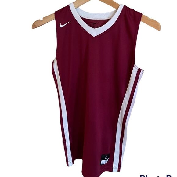 Bundle of 2 Nike Sport Tops in Red/Burgundy. size XS or Youth Large - Picture 3 of 5